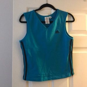 Adidas work out tank top - teal / black